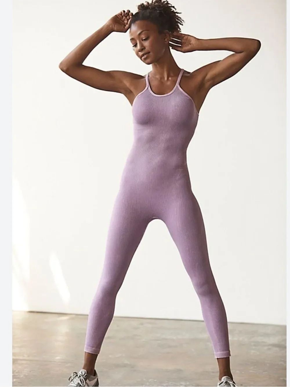 Free People Movement Happiness Runs Purple One Piece Jumpsuit Women’s XS